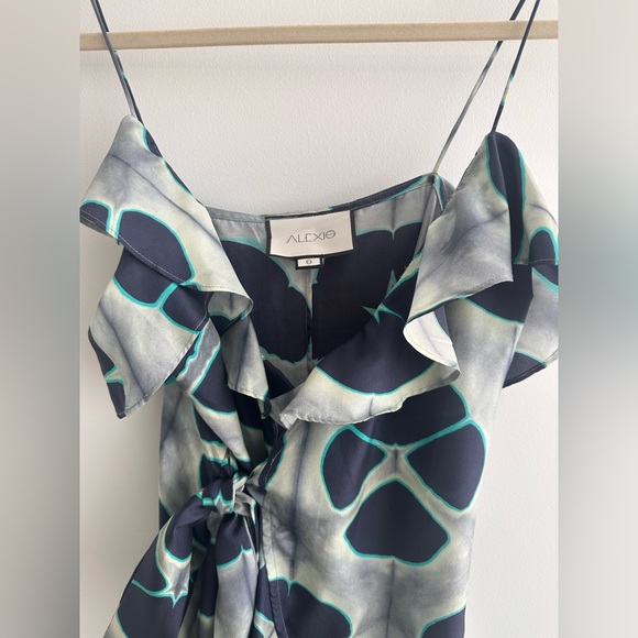 Alexis Kalani Silk Wrap Dress - Picture 7 of 9